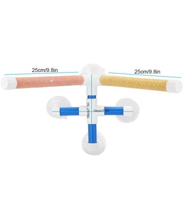 Birds Shower Perches Parrots Shower Standing Bird Perches Stand Toy with Suction Cups for Budgies Parakeet Cockatiel - Buy Online on SooperMarket.com