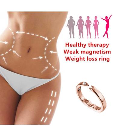 Buy Lymphatic Drainage Magnet Ring | Anti-Snoring & Detox Slimming Rings for Men & Women - Adjustable Weight Loss Solution - Buy Online on SooperMarket.com
