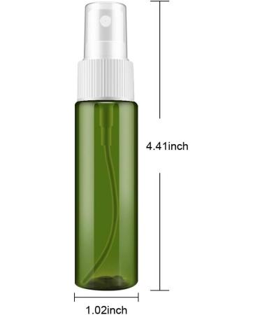 Frandy 30ml Spray Bottles - 10 Pack Green Atomizer for Essential Oils Cleaning Hair & Makeup - Leak-Proof with Funnel & Labels - Buy Online on SooperMarket.com