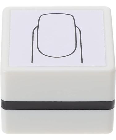 Nail Practice Stamp Nail Art Stamper Silicone Nail Stamper Nail Art Painting Seal Nail Art Practice Stamp-pad Practice Stamper Salon Nail Painting Tool Manicure White Mold Plastic White 1 - Buy Online on SooperMarket.com