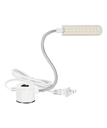 Amazing power Sewing Machine Light LED Flexible Gooseneck Work Lamp with Magnetic Mount Base for Workbench Lathe Drill Press