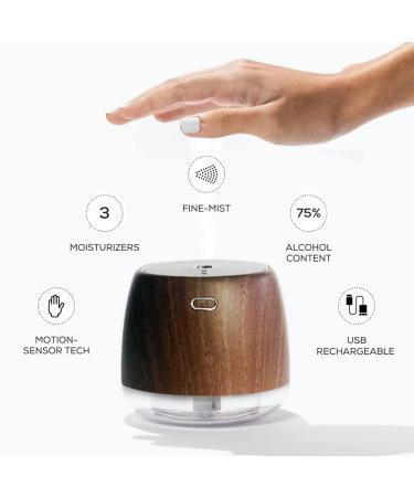 SnappyScreen SNAP Wellness Touchless Mist Hand Sanitizer Device - Woodgrain + Eucalyptus Mint Cartridge - Buy Online on SooperMarket.com