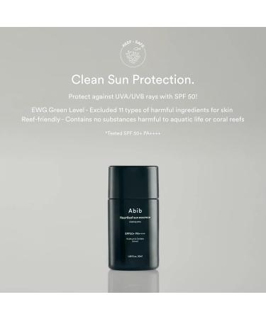 Abib Heartleaf Sun Essence 2-in-1 SPF 50ml - Calming Drop for Sensitive Skin - Buy Online on SooperMarket.com