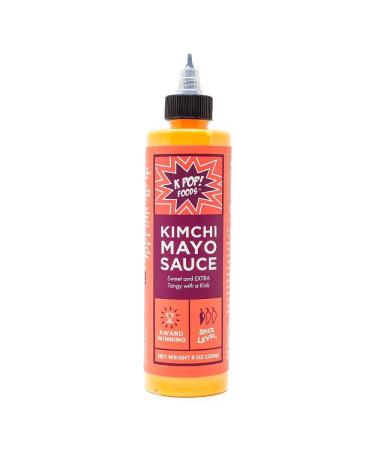 KPOP Foods Kimchi Mayo Sauce. Bold and Zesty Spicy Mayo in Convenient Squeeze Bottle. Low Heat. 7.6 Ounce (Pack of 1)