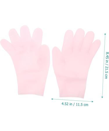 minkissy 3 Pairs Moisturizing Gloves Hands Night Mittens Exfoliating Glove Gloves Overnight Night Gloves Cream Gloves Softening Grade Anti-Wrinkle Gloves Spa Sebs Pink - Buy Online on SooperMarket.com