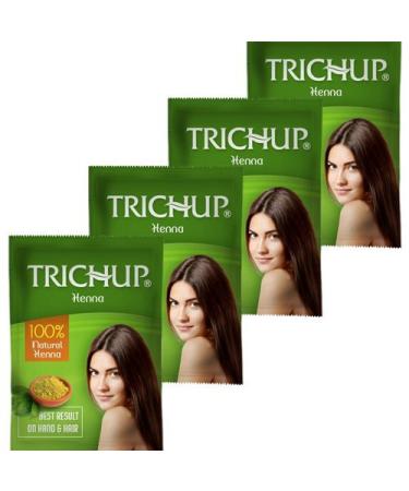 Trichup Pure Natural Herbal Henna Hair Powder (100g x 4) Pack of 4