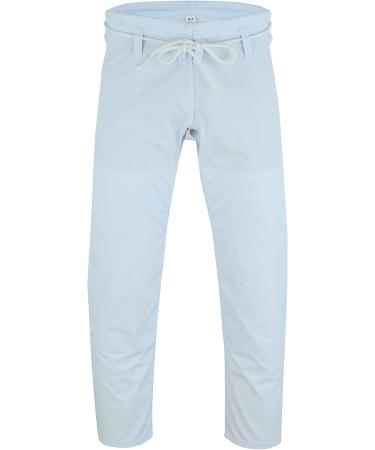 Jaguar PRO Gear - Essential BJJ Bottoms: Light Weight 10oz Cotton Canvas Pants for Brazilian Jiu Jitsu - White - Buy Online on SooperMarket.com