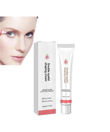 Double Eyelid Styling Cream Double Eyelids Modeling Cream Waterproof Double-fold Eyelids Cream Long Lasting Invisible Double Eyelid Shaping Styling Cream (1PC)