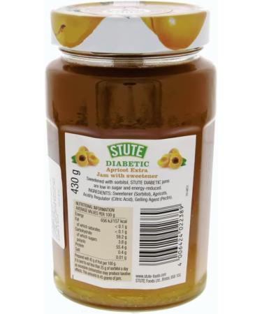Diabetic Jam Bundle with Stute Fine Marmalade 430g Diabetic Apricot Jam 430g and Diabetic Thick Marmalade 430g (3 Pack) - Buy Online on SooperMarket.com