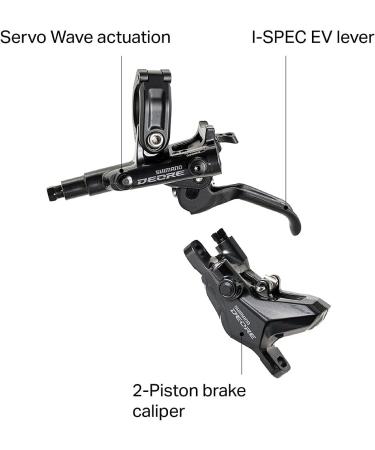 SHIMANO Deore BR-M6100 Metallic Rear Disc Brake - Buy Online on SooperMarket.com