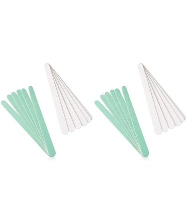Wilkinson Sword Manicure File Sand File 12 pcs (Pack of 2) Green white 12 pieces (Pack of 2)