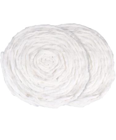 KALLORY White Strips 2 Hairdressing for Nail Art Cotton Stuffing Cotton Beauty Coil Cotton Hair Towel Cotton Salon Coil Hair Coils Make up Absorbent Cotton White Paper