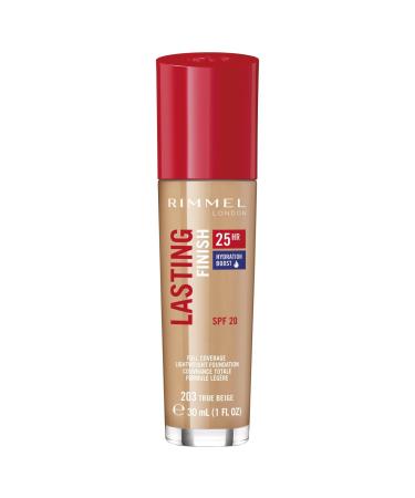 Rimmel Lasting Finish 25 Hour Foundation Colour: 203 True Beige by Rimmel