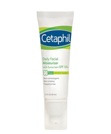 Cetaphil Daily Facial Moisturizer SPF 50+ 1.7 fl oz (50 ml)