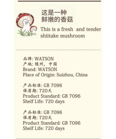 WATSON Premium Mushroom (Dried) | Dried Shiitake Mushroom | Dried Mushrooms | 227g / 8oz | Dried mushrooms for cooking | Vacuum-Locked Nutrients | Mushroom Soup Making | Dried Chinese mushroom | Selected Mushroom | - Buy Online on SooperMarket.com