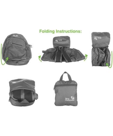 Outlander Packable Lightweight Travel Hiking Backpack - Dark Blue - 33L - Buy Online on SooperMarket.com