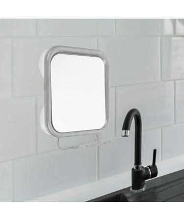 Zerodeko Shower Mirror - Fogless Travel Shaving Mirror with Suction Hook Holder - Buy Online on SooperMarket.com