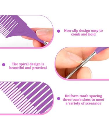 Professional 3-Sized Highlight Comb Set for Hairdresser - Vellen Strand Ridge Hairdresser Tools - Buy Online on SooperMarket.com