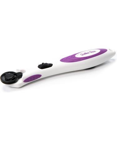 The Quilted Bear Rotary Cutter - Ergonomic Soft Grip Rotary Cutter with Easy Blade Replace System (18mm) - Buy Online on SooperMarket.com