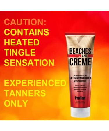Pro Tan Beaches and Creme Ultra Rich Hot Tanning Butter with Carrot Oil (250ml) - Get the Ultimate Tanning Experience - Buy Online on SooperMarket.com
