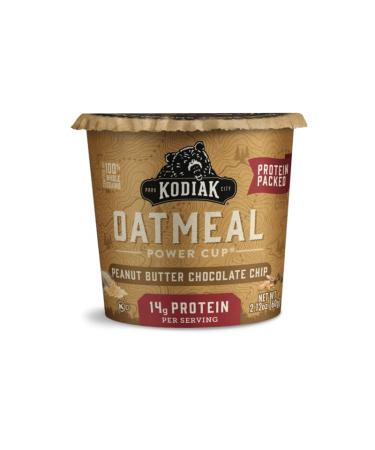 Kodiak Cakes Instant Protein Oatmeal Cup - Peanut Butter Chocolate Chip - Pack of 12