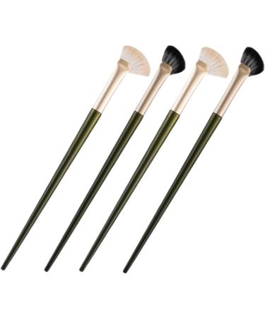 Baluue 12 Pcs Nose Shadow Brush Concealer Brush Cosmetic Brush Eye Shadow Brush Eyeshadow Wooden Handle - Buy Online on SooperMarket.com