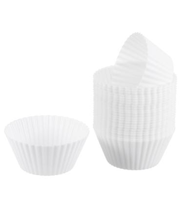 sourcing map 25pcs Wax Melt Warmer Liner Silicone for Candle Fragrance Melter White