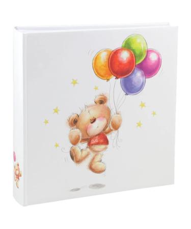 Cat & Bears Photo Album 30x30 cm 100 white pages Baby Children Photo Album Photo Book: Color: Balloon