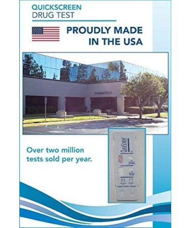 QuickScreen Single Panel Amphetamine Drug Test 25 - Fast and Accurate Detection - Buy Online on SooperMarket.com