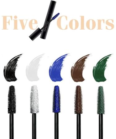 Blue Mascara 3D Mascara Fiber Lashes High-pigmented Fast Dry Waterproof & Smudgeproof Voluminous Mascara Eye Make up Lasting All Day 03 Blue - Buy Online on SooperMarket.com