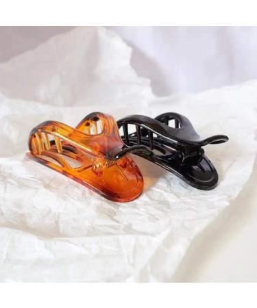 Lay Down Claw Clip Hair Clips for Women - 2Pcs Styling Accessories for Thick Thin Hair, No Slip Grip Jaw Clips - French Banana Barrettes - Buy Online on SooperMarket.com