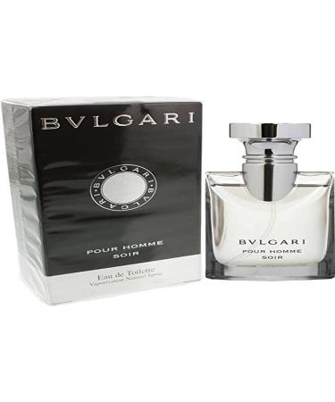 Bvlgari Pour Homme Soir by Bvlgari Eau De Toilette Spray 1.7 oz For Men Citrus 1 Fl Oz (Pack of 1)