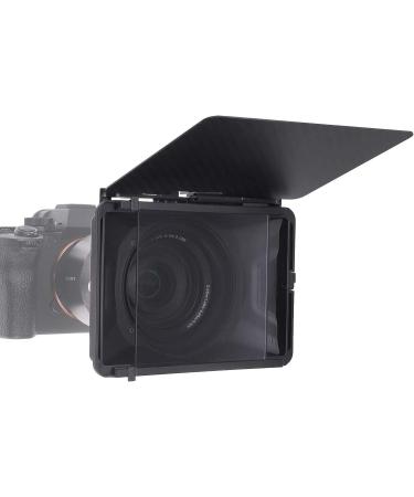 Runshuangyu Mini Lightweight Matte Box with Top Flag for DSLR Mirrorless Camera | Clamp-On, 4x4 4x5.65 Filter Compatible (Basic Version) - Buy Online on SooperMarket.com