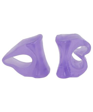 4 Pairs Silicone Toe Separators for Hallux Valgus Relief - Purple - Buy Online on SooperMarket.com