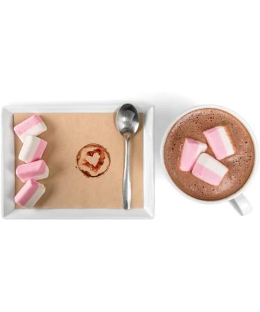 Hot Chocolate Mug Gift Set with Water Bottle, Marshmallows & Candy Cane - Cozy Gift for Women, Teen, Adults (Pink) - Buy Online on SooperMarket.com