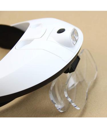 LED Lamp Light Headband Headset for Head Jeweler Magnifier Glass Loup 5.5X - Buy Online on SooperMarket.com
