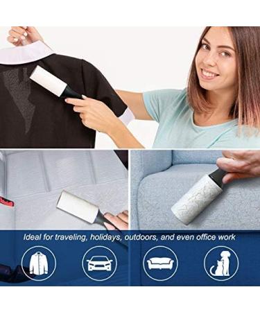 ARVO Lint Roller for Pet Hair and Dust Lint Rollers for Clothes Furniture s and Carpet Sticky Roller Contains 90 Sheets with 2 Handle with 6 Roll Pack of 6 Rolls / 2 Handles - Buy Online on SooperMarket.com
