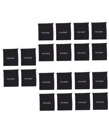 Healeved 20 Pcs Hair Dryer Storage Bag Jewelry Bags Drawstring Hair Dryer Travel Case Hair Bag Fabric