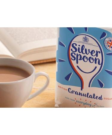 Silverspoon White Granulated Sugar| General Sweetening| British Grown Sugar| 1kg (Pack of 5) - Buy Online on SooperMarket.com