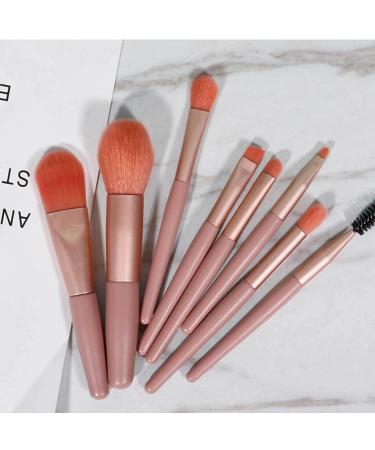 Dajidafu 8 Pieces/Set Makeup Brush Eye Shadow Foundation Brushes Portable Eyebrow Eyelash Concealer Make Up Tools Learner - Buy Online on SooperMarket.com