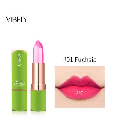 Color Changing Lipstick - 3pcs Aloe Vera Moisturizer Balm | Long Lasting Temp Color Change Lip Gloss - Shop Internationally - Buy Online on SooperMarket.com
