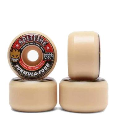 Spitfire Skateboard Wheels Formula Four Set of 4 Wheels Off White/Red 53mm