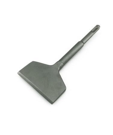 SPKLINE SDS-Plus 3 Inch Wide Cranked Angled Bent Tile & Thinset Scaling Chisel, SDS-Plus Shank Tile Removal Chisel Bit Thinset Scraper Wall and Floor Scraper (3" x 6.5")
