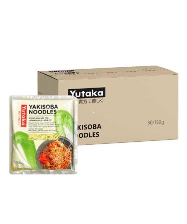Yutaka Yakisoba Wheat Noodle for Japanese style Stir Fried 150g (Pack of 30)