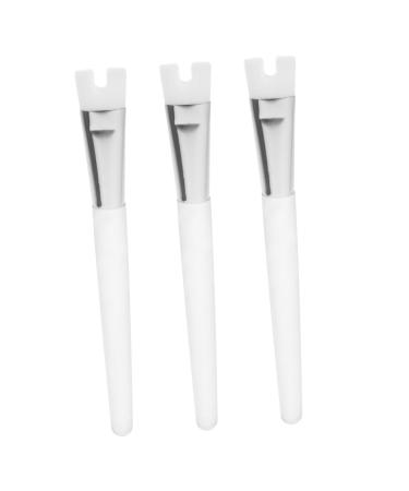 Angoily 3pcs Nose Shadow Highlighter Brush Nose Contouring Nose for Women Nose Brush Hirao Eye Shadow Brush 14.00X1.70X1.10CM As Shown
