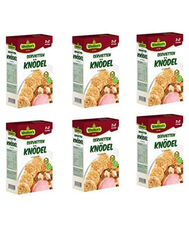 Werner's napkin dumplings in the cooking bag 2x2 portions 6 packs/boxes without dyes without flavor enhancers.1 portion (approx. 135 g) corresponds to 210 kcal