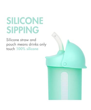Boon Swig Toddler Silicone Straw Cup 9oz - Mint | BPA-Free Sippy Cup - Buy Online on SooperMarket.com