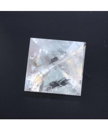 Natural Clear Quartz Crystal Stone Transparent Crystal Pyramid - Buy Online on SooperMarket.com