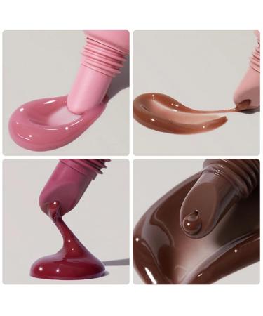 Hydrating Lip Glowy Balm - Moisturizing & Plumping Gloss for Dry Cracked Lips | Shea Butter & Babassu Oil | Nourishing Lip Care (01# Ribbon - Buy Online on SooperMarket.com