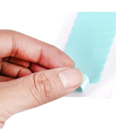 DBOO 96 Pieces Hair Extension Tape Pre-cut Double Sided Adhesive Tapes 4 x 0.8cm Human Hair Extension Tape Tabs for Replacement - Buy Online on SooperMarket.com